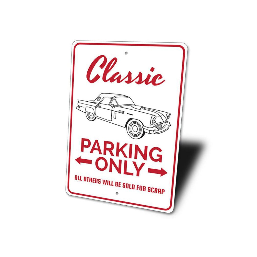 classic-car-parking-only-aluminum-sign