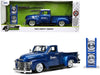 1953 Chevrolet 3100 Pickup Truck Josie's Auto Repair Blue Metallic 1/24 Diecast