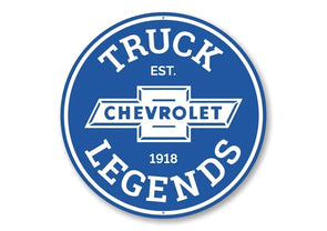 Chevrolet Truck Legends 1918 - Aluminum Sign