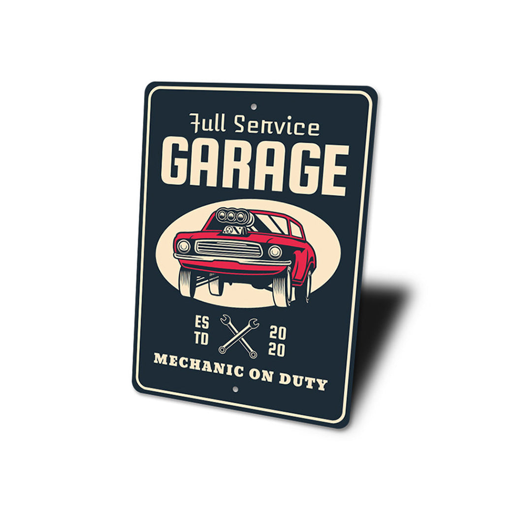 full-service-garage-aluminum-sign