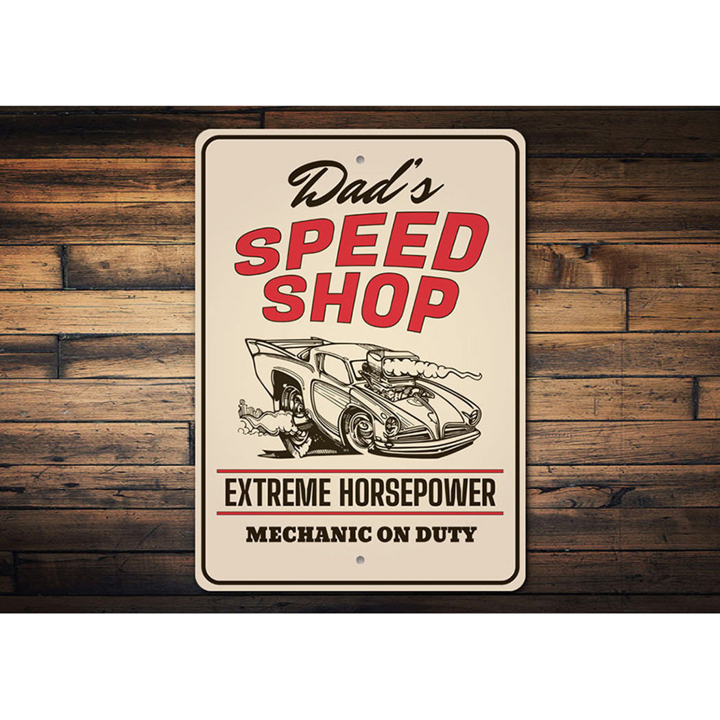 personalized-speed-shop-extreme-horsepower-aluminum-sign