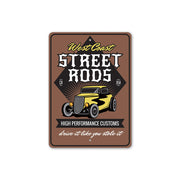 west-coast-street-rods-aluminum-sign