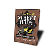 west-coast-street-rods-aluminum-sign