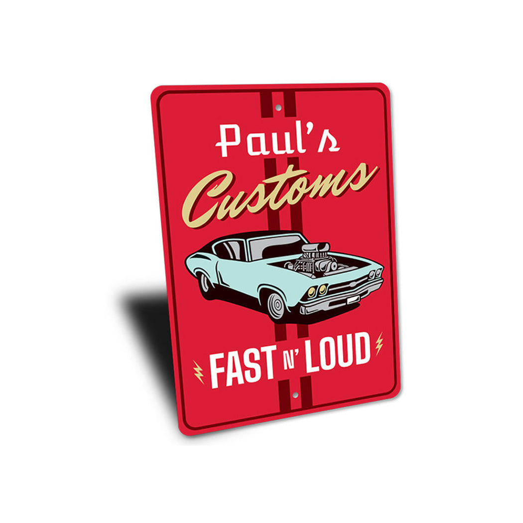 personalized-custom-garage-fast-n-loud-aluminum-sign