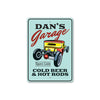 personalized-garage-cold-beer-hot-rods-aluminum-sign