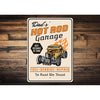 Personalized Hot Rod Garage - Aluminum Sign