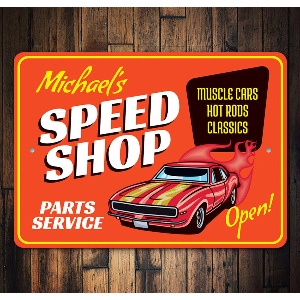 personalized-speed-shop-parts-service-aluminum-sign