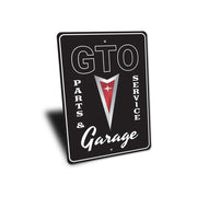 pontiac-gto-parts-service-aluminum-sign