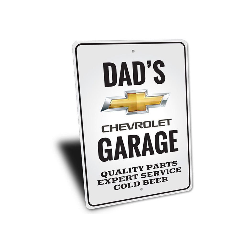 dads-chevrolet-garage-aluminum-sign