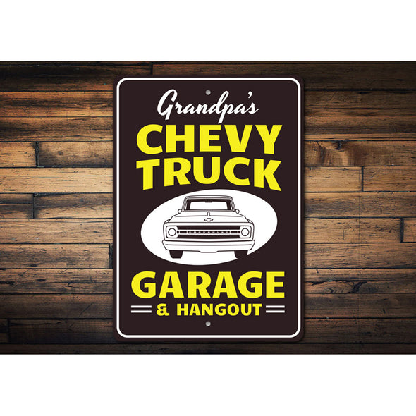 grandpas-chevy-garage-hangout-hangout-aluminum-sign