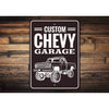 Custom Chevy Garage - Aluminum Sign