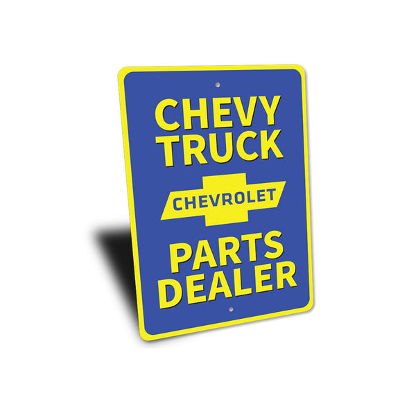 Chevy Truck Parts Dealer - Aluminum Sign