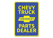 chevy-truck-parts-dealer-aluminum-sign