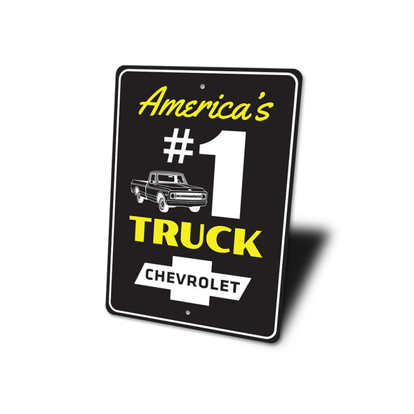 Chevrolet America's #1 Truck - Aluminum Sign