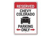 chevy-colorado-parking-aluminum-sign