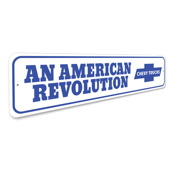 Chevy Trucks American Revolution - Aluminum Street Sign