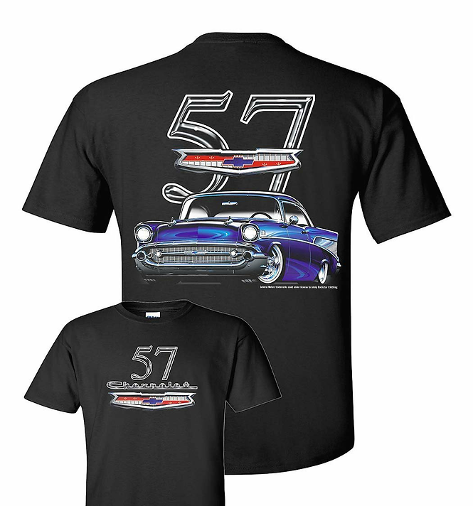 57-chevrolet-bel-air-mens-t-shirt-black