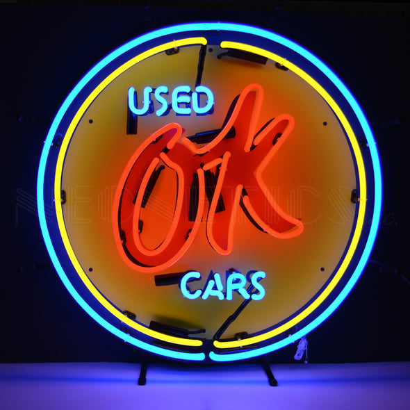 Chevy OK Used Cars Neon Sign