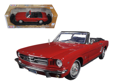1964-1-2-ford-mustang-convertible-red-timeless-classics-series-1-18-diecast-model-car-by-motormax