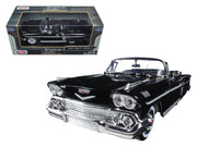 1958-chevrolet-impala-convertible-black-1-24-diecast-model-car-by-motormax