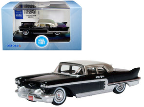 1957 Cadillac Eldorado Brougham Ebony Black w/ Silver Metallic 1/87 (HO) Diecast