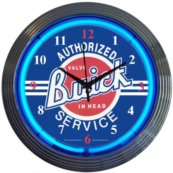 buick-service-neon-clock