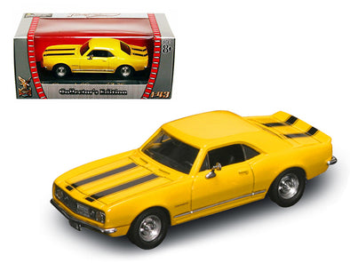 1967 Chevrolet Camaro Z-28 Yellow 1/43 Diecast Model Car by Road Signature
