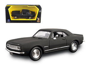 1967-chevrolet-camaro-z28-matt-black-1-43-diecast-model-car-by-road-signature