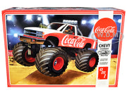 skill-2-model-kit-chevrolet-silverado-monster-truck-coca-cola-1-25-diecast