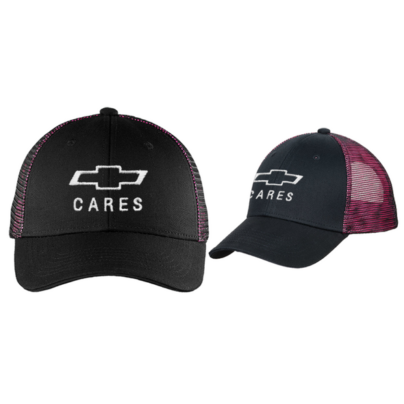 Chevy Cares Pink Duo-Tone Mesh Hat / Cap