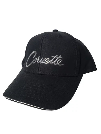 C1 Corvette Script Liquid Metal Hat / Cap