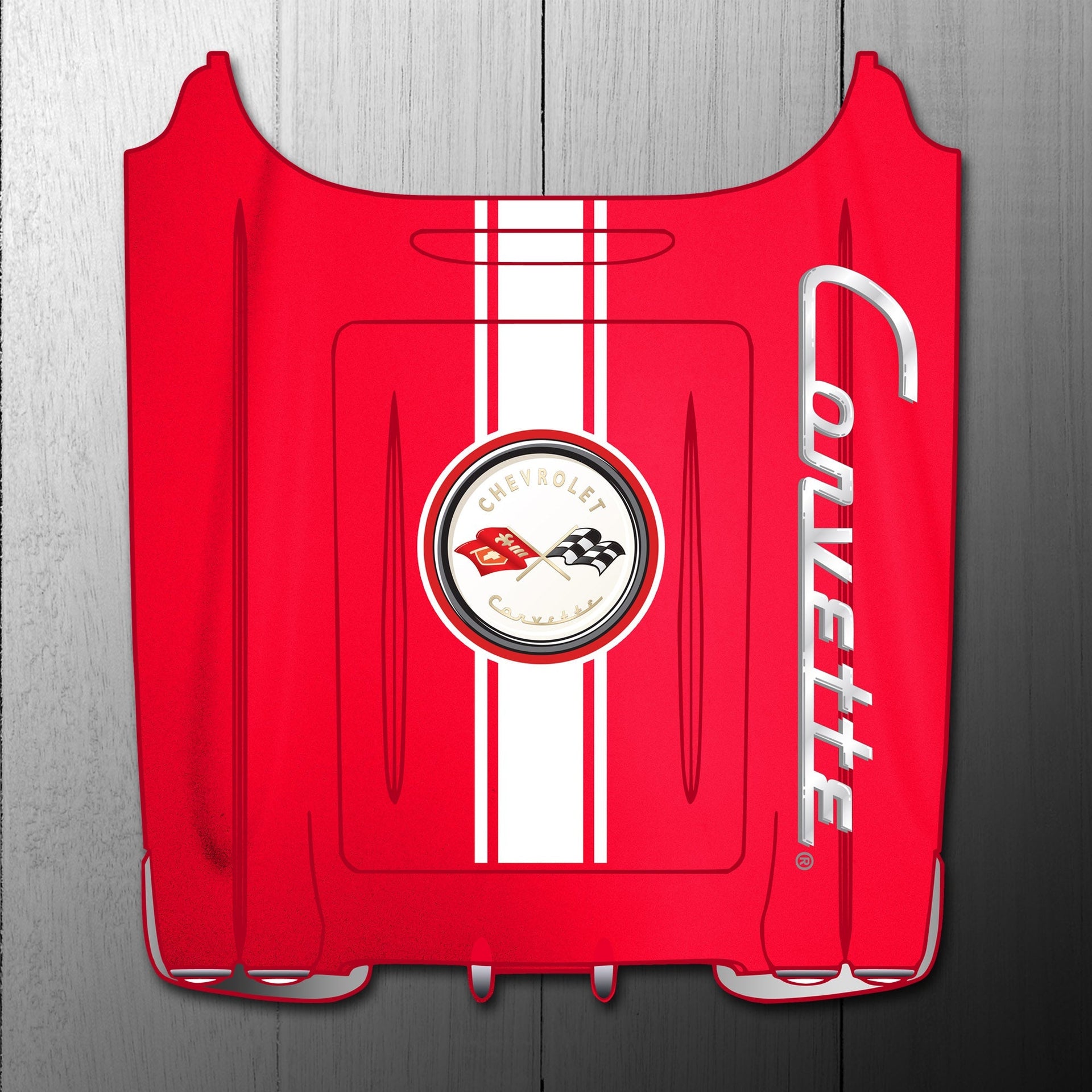 corvette-c1-car-hood-wall-decor-20-gauge-steel-made-in-america