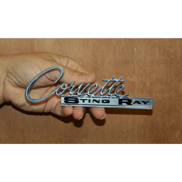 c2-corvette-stingray-emblem-steel-sign-1963-1965