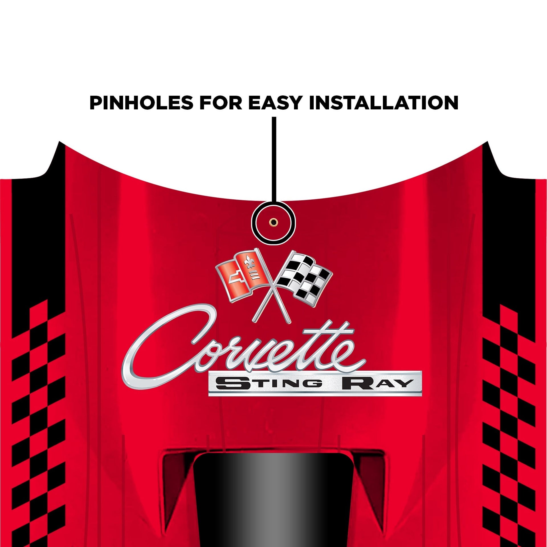 corvette-c2-car-hood-wall-decor-20-gauge-steel-made-in-america