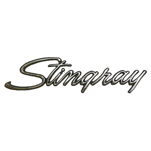 C3 Corvette Stingray Script Emblem Steel Sign