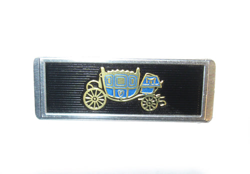 1965-1966 Chevrolet Chevelle Stagecoach Seat Belt Buckle Insert - CA