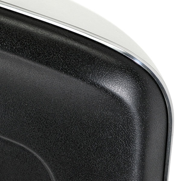 1966-1966 Chevrolet Chevelle Plastic Bucket Seat Backs - Black - CA