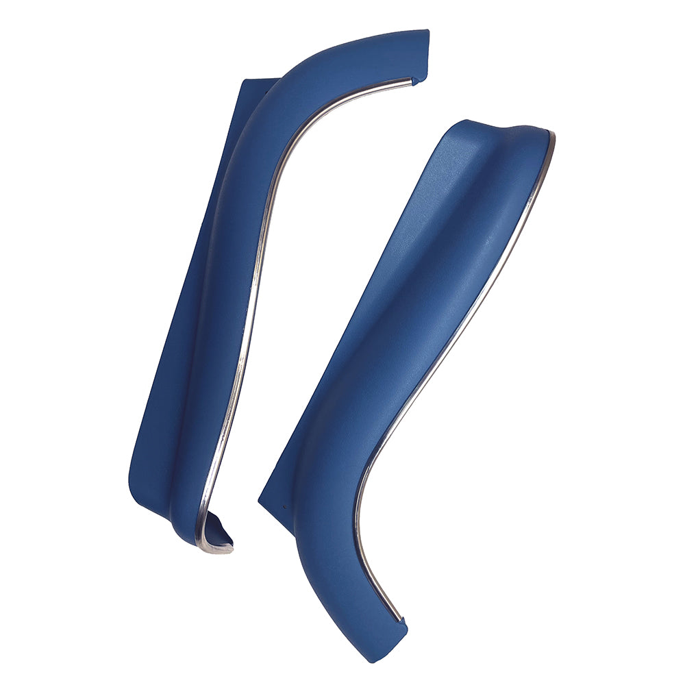 1966-1972 Chevrolet Chevelle Bucket Seat Aprons - Dark Blue - CA