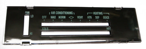1970-1970 Chevrolet Chevelle Heater & AC Control Lens - CA