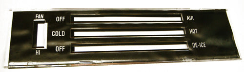 1971-1972 Chevrolet Chevelle Heater Control Lens W/O AC - CA