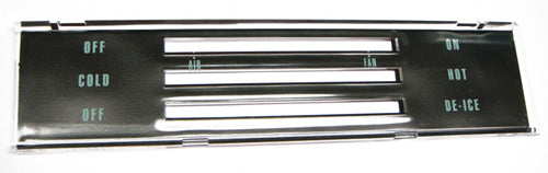 1968-1969 Chevrolet Chevelle Heater Control Lens W/O AC - CA