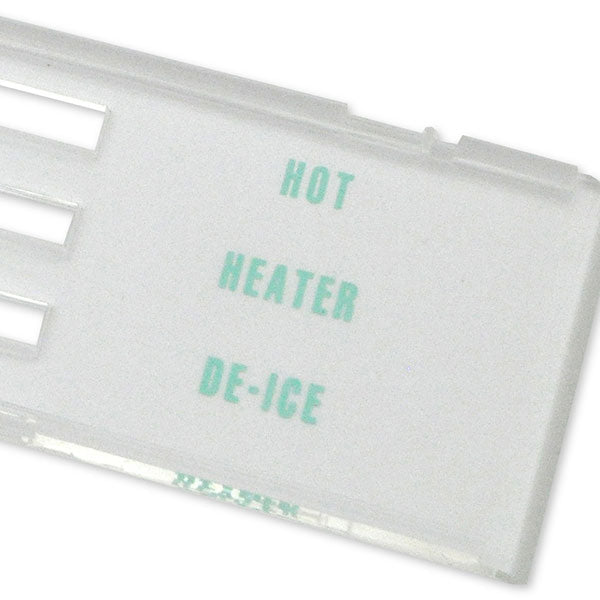 1969-1969 Chevrolet Chevelle Heater & AC Control Lens - CA