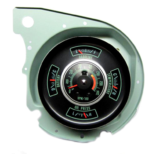 1969-1969 Chevrolet Chevelle Gauge Cluster W/5000 RPM Redline