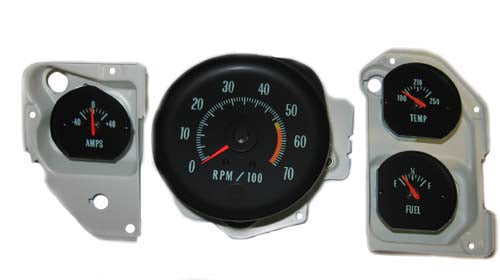 1970-1970 Chevrolet Chevelle SS Gauge Conversion Kit - 5500 RPM