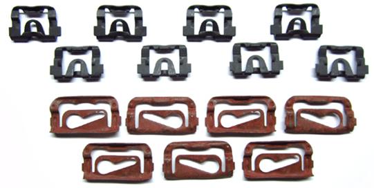 1968-1972 Chevrolet Chevelle Front Windshield Molding Clip Kit - CA