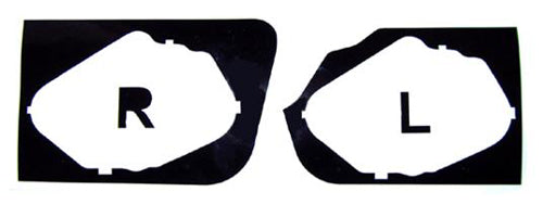 1966-1967 Chevrolet Chevelle Gauge Cluster Template - CA