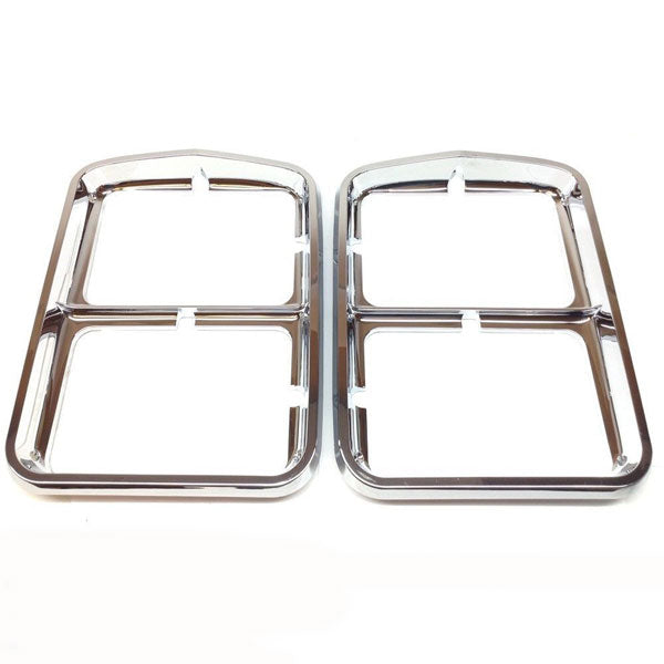 1976-1977 Chevrolet Chevelle Chrome Headlight Bezels - CA