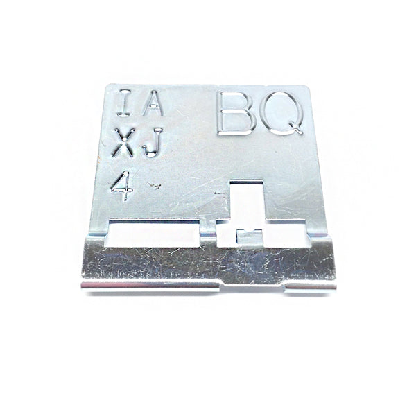 1969-1969 Chevrolet Chevelle Radiator Tag - Code BQ - CA