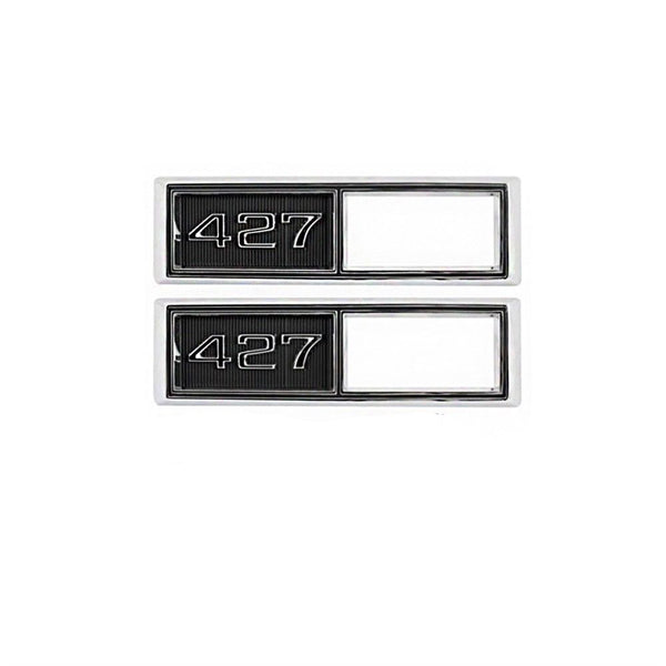 1968-1968 Chevrolet Chevelle Front Marker Light Bezels - 427