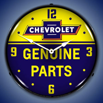 Chevrolet Bowtie Genuine Parts Clock
